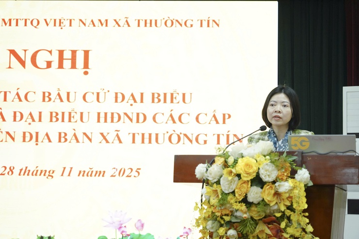 Xã Thường Tín triển khai nhiệm vụ liên quan đến công tác bầu cử QH khóa XVI và đại biểu HĐND các cấp nhiệm kỳ 2026-2031.- Ảnh 4.