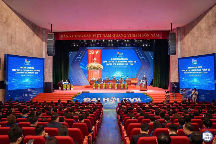 ĐẠI HỘI ĐẠI BIỂU ĐOÀN TNCS HỒ CHÍ MINH THÀNH PHỐ HÀ NỘI LẦN THỨ XVII, NHIỆM KỲ 2025 – 2030- Ảnh 1.