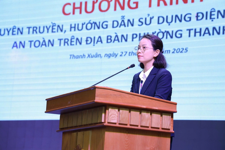 Phường Thanh Xuân tăng cường tuyên truyền sử dụng điện an toàn, tiết kiệm- Ảnh 1.