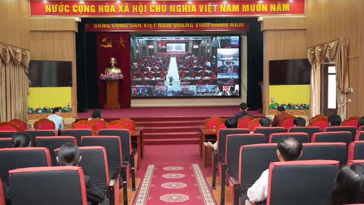 Xã Dương Hoà dự hội nghị trực tuyến của Thành uỷ Hà Nội về triển khai công tác bầu cử đại biểu Quốc hội khóa XVI và đại biểu HĐND các cấp nhiệm kỳ 2026-2031 - Ảnh 5.