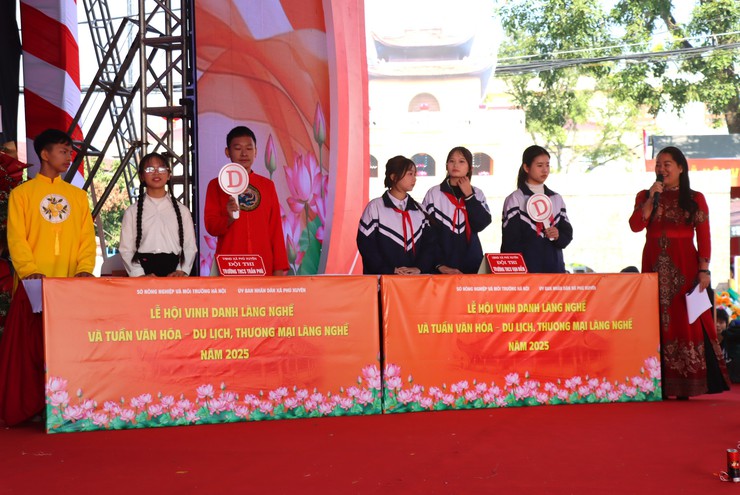 Cuộc thi “Tìm hiểu về Cải cách hành chính, Chuyển đổi số gắn với phát triển văn hóa, du lịch, thương mại, làng nghề” trên địa bàn xã Phú Xuyên.- Ảnh 7.