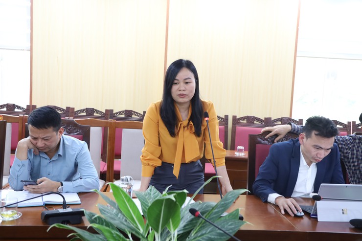 Ban Chỉ đạo bầu cử xã Quang Minh làm việc với Chi bộ thôn Hòa Bình về công tác bầu cử lại Trưởng thôn - Ảnh 4.