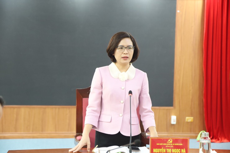 Ban Chỉ đạo bầu cử xã Quang Minh làm việc với Chi bộ thôn Hòa Bình về công tác bầu cử lại Trưởng thôn - Ảnh 5.