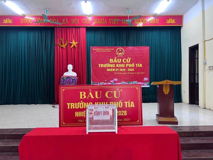Xã Chương Dương chuẩn bị tốt các điều kiện cho ngày bầu cử Trưởng thôn, Trưởng khu phố nhiệm kỳ 2025- 2028- Ảnh 1.