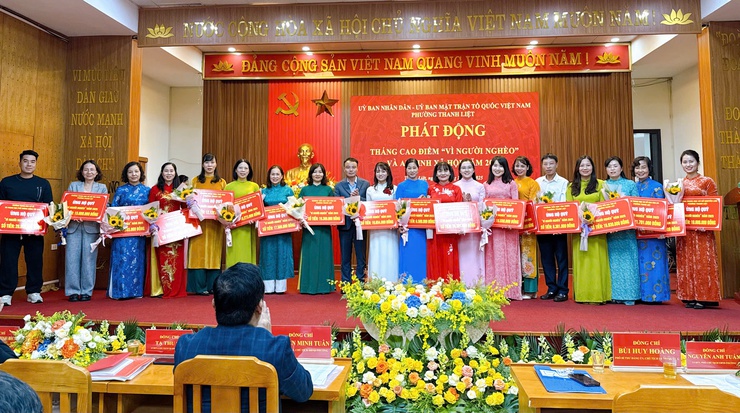 Phường Thanh Liệt phát động Tháng cao điểm ủng hộ Quỹ “Vì người nghèo” và an sinh xã hội- Ảnh 6.