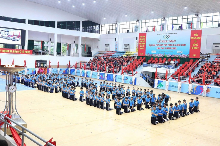 XÃ SÓC SƠN TƯNG BỪNG KHAI MẠC ĐẠI HỘI THỂ DỤC THỂ THAO LẦN THỨ NHẤT NĂM 2025.- Ảnh 5.
