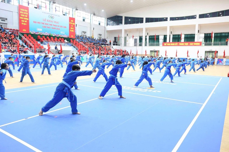 XÃ SÓC SƠN TƯNG BỪNG KHAI MẠC ĐẠI HỘI THỂ DỤC THỂ THAO LẦN THỨ NHẤT NĂM 2025.- Ảnh 7.