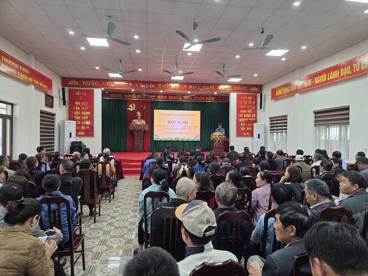 Xã Thượng Phúc hưởng ứng Ngày Pháp luật Việt Nam, tuyên truyền Pháp luật, tập huấn kỹ năng hoà giải ở cơ sở- Ảnh 1.