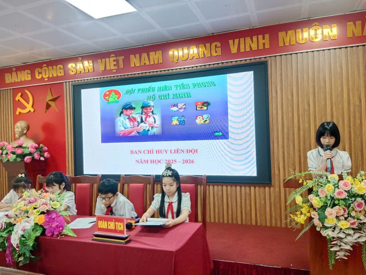 XÃ THANH TRÌ CHỈ ĐẠO TỔ CHỨC THÀNH CÔNG ĐẠI HỘI LIÊN ĐỘI CÁC TRƯỜNG TIỂU HỌC, THCS TRÊN ĐỊA BÀN- Ảnh 4.