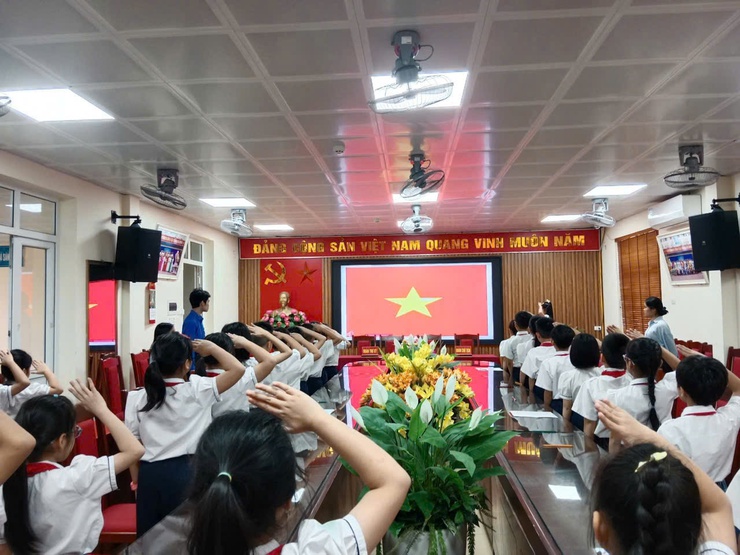 XÃ THANH TRÌ CHỈ ĐẠO TỔ CHỨC THÀNH CÔNG ĐẠI HỘI LIÊN ĐỘI CÁC TRƯỜNG TIỂU HỌC, THCS TRÊN ĐỊA BÀN- Ảnh 5.