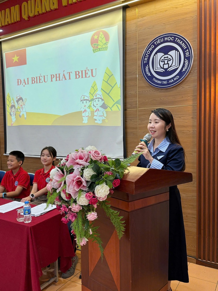 XÃ THANH TRÌ CHỈ ĐẠO TỔ CHỨC THÀNH CÔNG ĐẠI HỘI LIÊN ĐỘI CÁC TRƯỜNG TIỂU HỌC, THCS TRÊN ĐỊA BÀN- Ảnh 9.