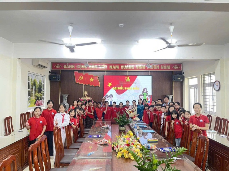 XÃ THANH TRÌ CHỈ ĐẠO TỔ CHỨC THÀNH CÔNG ĐẠI HỘI LIÊN ĐỘI CÁC TRƯỜNG TIỂU HỌC, THCS TRÊN ĐỊA BÀN- Ảnh 8.