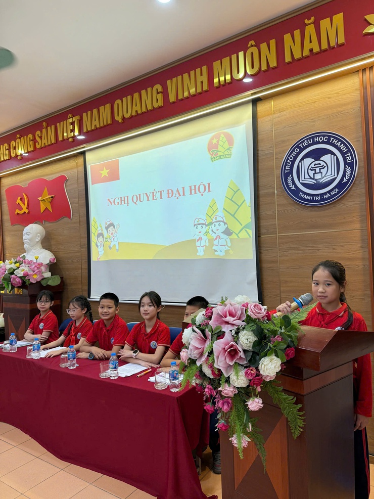 XÃ THANH TRÌ CHỈ ĐẠO TỔ CHỨC THÀNH CÔNG ĐẠI HỘI LIÊN ĐỘI CÁC TRƯỜNG TIỂU HỌC, THCS TRÊN ĐỊA BÀN- Ảnh 10.