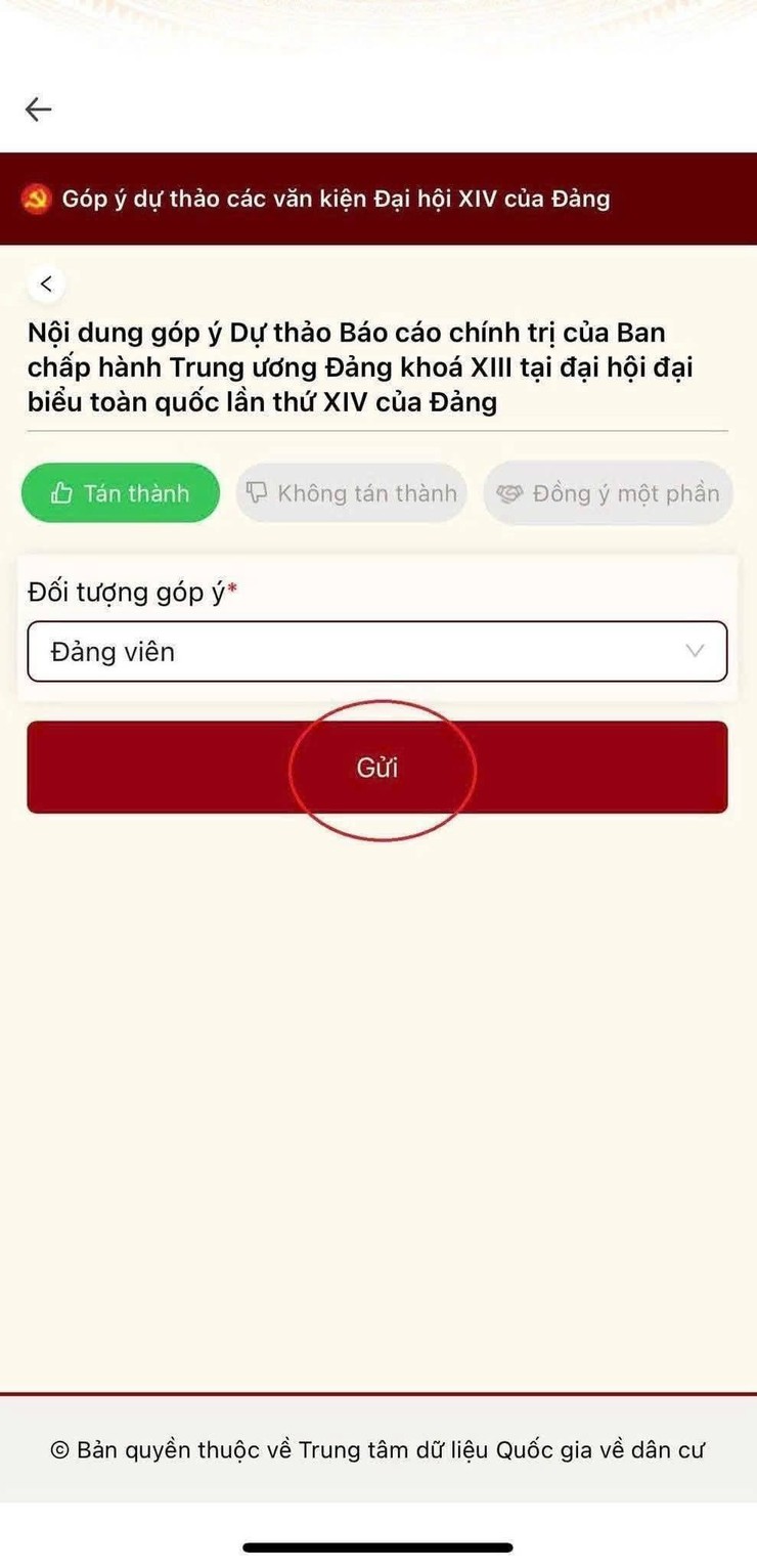 TOÀN ĐẢNG, TOÀN DÂN, TOÀN QUÂN XÃ BÌNH MINH PHÁT HUY TRÍ TUỆ, TÂM HUYẾT, GÓP Ý VÀO CÁC DỰ THẢO VĂN KIỆN ĐẠI HỘI XIV CỦA ĐẢNG QUA ỨNG DỤNG VNeID- Ảnh 5.