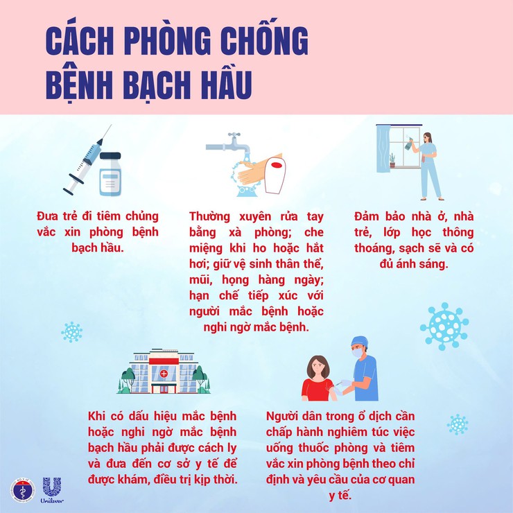 Chủ động phòng chống bệnh bạch hầu- Ảnh 1.