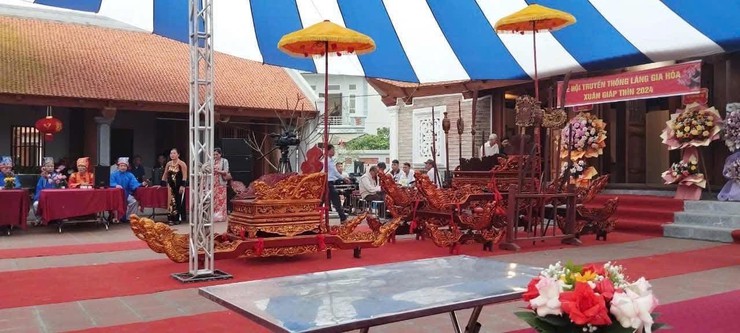 Đền Cầu Trò làng Gia Hoà, xã Phúc Thọ - Di tích Lịch sử Văn hoá cấp Thành phố- Ảnh 1.