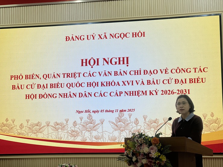 Hội nghị Phổ biến và Triển khai Công tác Bầu cử Đại biểu Quốc hội khóa XVI, Đại biểu Hội đồng Nhân dân các cấp Nhiệm kỳ 2026 – 2031.- Ảnh 3.