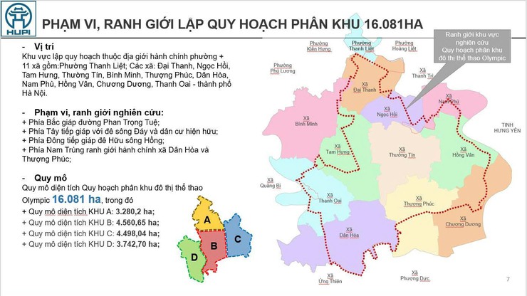 Xã Đại Thanh tham gia góp ý Quy hoạch phân khu đô thị thể thao Olympic – Khu A, tỷ lệ 1/2000- Ảnh 7.