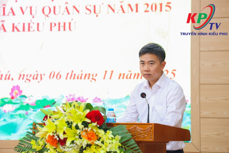 UBND XÃ KIỀU PHÚ LONG TRỌNG TỔ CHỨC HỘI NGHỊ HƯỞNG ỨNG NGÀY PHÁP LUẬT VIỆT NAM 9/11, VÀ TUYÊN TRUYỀN LUẬT NGHĨA VỤ QUÂN SỰ NĂM 2015- Ảnh 4.