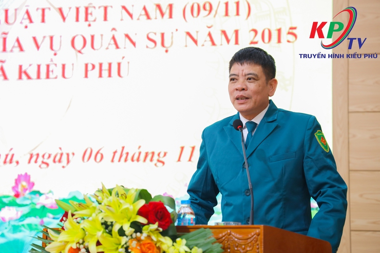 UBND XÃ KIỀU PHÚ LONG TRỌNG TỔ CHỨC HỘI NGHỊ HƯỞNG ỨNG NGÀY PHÁP LUẬT VIỆT NAM 9/11, VÀ TUYÊN TRUYỀN LUẬT NGHĨA VỤ QUÂN SỰ NĂM 2015- Ảnh 5.