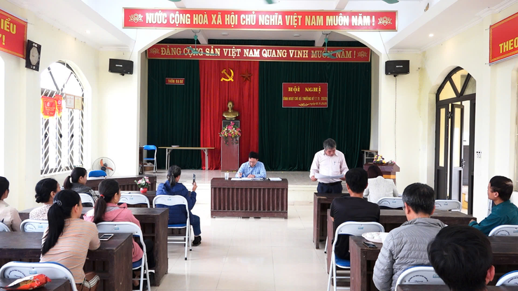 XÃ DÂN HÒA: TỔ CHỨC HỘI NGHỊ LẤY Ý KIẾN NHÂN DÂN VỀ DỰ THẢO PHƯƠNG ÁN BỒI THƯỜNG, HỖ TRỢ, GIẢI PHÓNG MẶT BẰNG THỰC HIỆN CÁC DỰ ÁN PHÁT TRIỂN HẠ TẦNG- Ảnh 7.