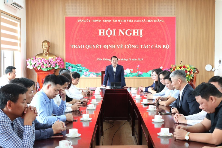 Xã Tiến Thắng bổ nhiệm Phó Giám đốc Ban Quản lý dự án Đầu tư - Hạ tầng- Ảnh 3.