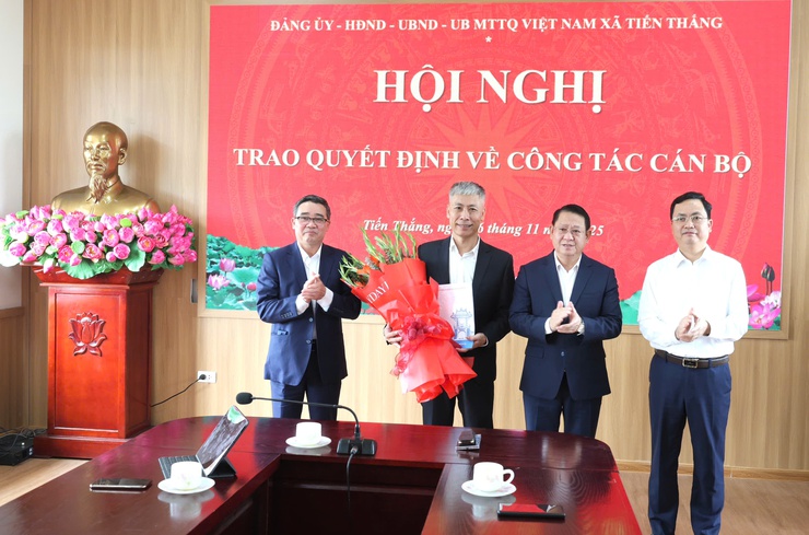 Xã Tiến Thắng bổ nhiệm Phó Giám đốc Ban Quản lý dự án Đầu tư - Hạ tầng- Ảnh 2.