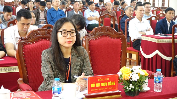 Hội nghị đối thoại  trực tiếp giữa người đứng đầu cấp ủy, chính quyền với đại diện Nhân dân xã Vật Lại năm 2025- Ảnh 2.