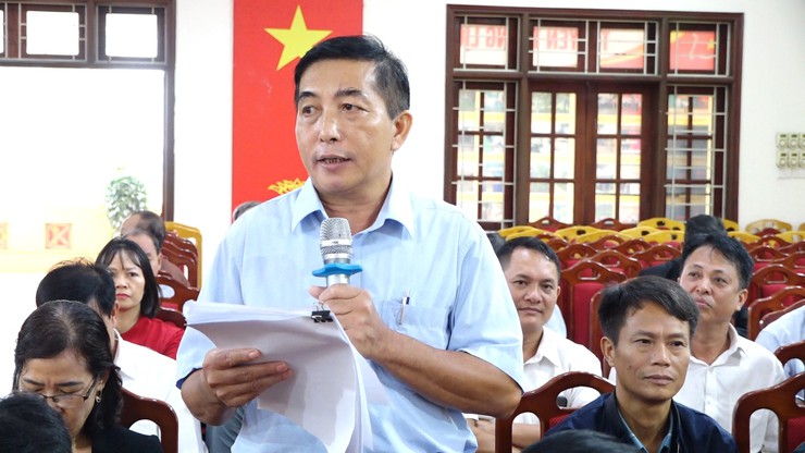 Hội nghị đối thoại  trực tiếp giữa người đứng đầu cấp ủy, chính quyền với đại diện Nhân dân xã Vật Lại năm 2025- Ảnh 7.