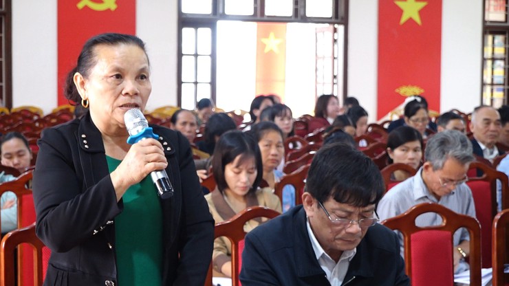 Hội nghị đối thoại  trực tiếp giữa người đứng đầu cấp ủy, chính quyền với đại diện Nhân dân xã Vật Lại năm 2025- Ảnh 8.