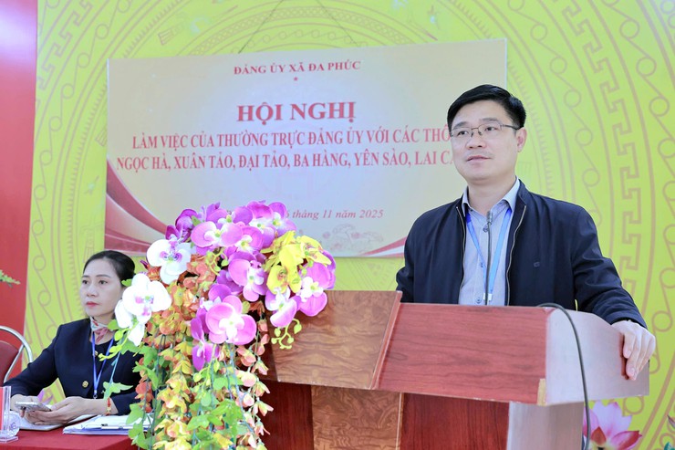 Xã Đa Phúc - Thường trực Đảng ủy làm việc với các thôn Ngọc Hà, Xuân Tảo, Đại Tảo, Ba Hàng, Yên Sào và Lai Cách- Ảnh 14.