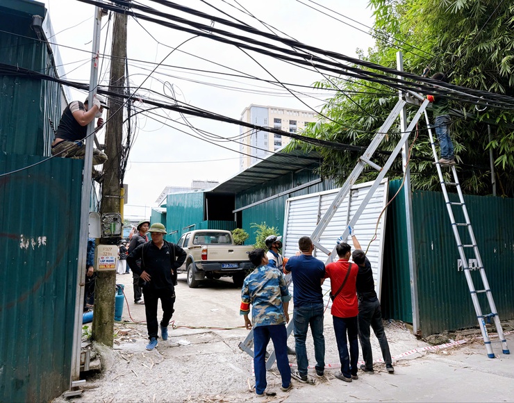 Phường Thanh Liệt kiên quyết xử lý vi phạm xây dựng trái phép trên đất nông nghiệp- Ảnh 1.