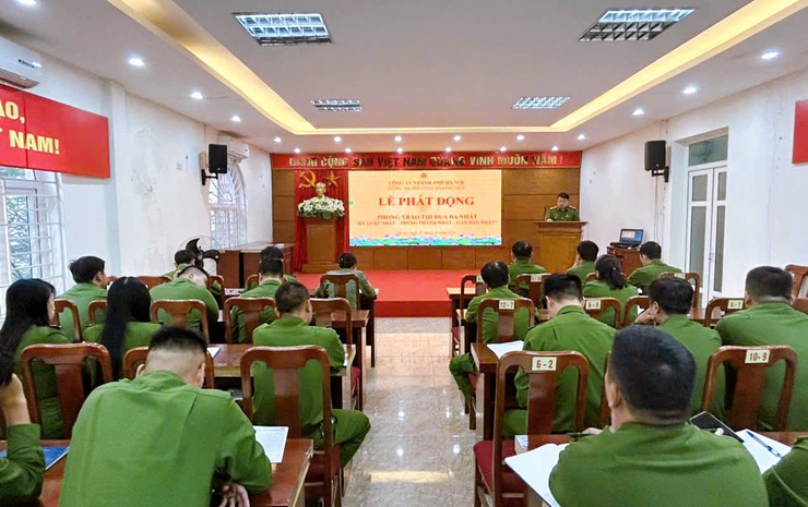 Công an phường Thanh Liệt: Phát động phong trào thi đua Ba nhất “Kỷ luật nhất – Trung thành nhất – Gần dân nhất- Ảnh 3.