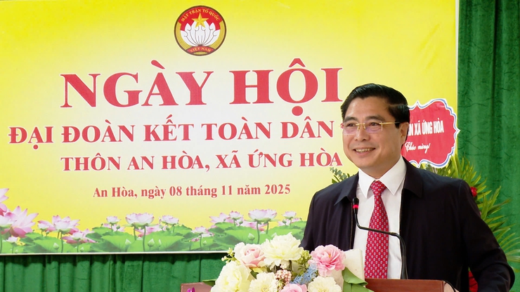 THÔN AN HÒA TỔ CHỨC NGÀY HỘI ĐẠI ĐOÀN KẾT TOÀN DÂN TỘC NĂM 2025- Ảnh 2.
