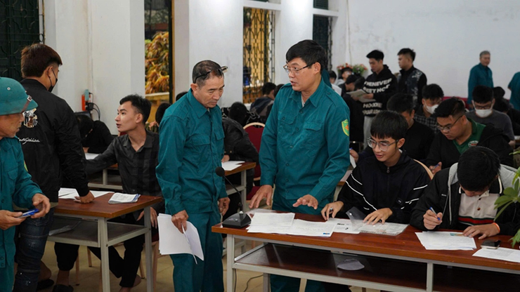 XÃ YÊN LÃNG TỔ CHỨC KHÁM SƠ TUYỂN SỨC KHỎE NGHĨA VỤ QUÂN SỰ NĂM 2026- Ảnh 7.