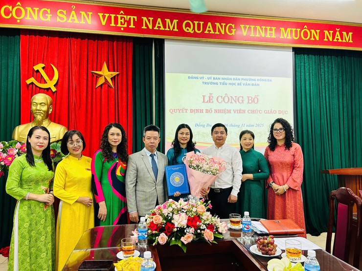 Trường Tiểu học Bế Văn Đàn có tân Phó Hiệu trưởng- Ảnh 2.