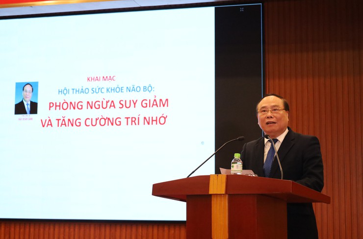 Hội thảo khoa học "Sức khỏe não bộ: Phòng ngừa suy giảm và tăng cường trí nhớ"- Ảnh 2.