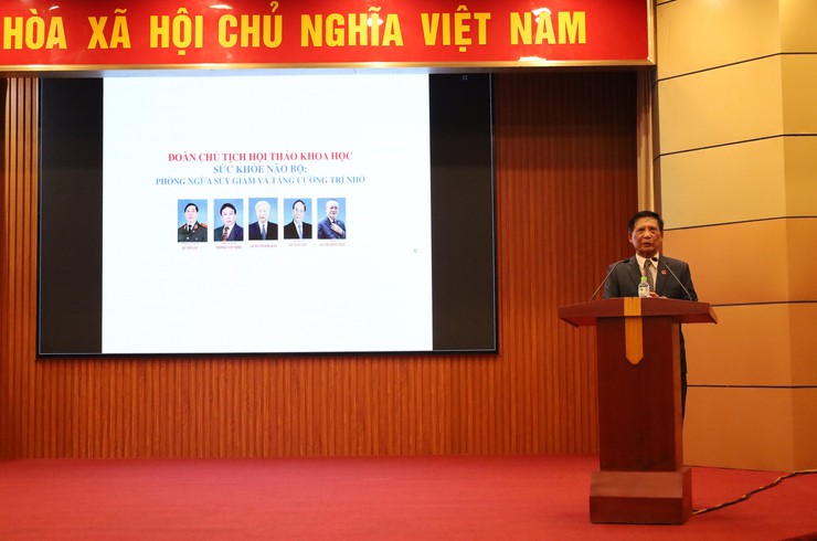 Hội thảo khoa học "Sức khỏe não bộ: Phòng ngừa suy giảm và tăng cường trí nhớ"- Ảnh 4.