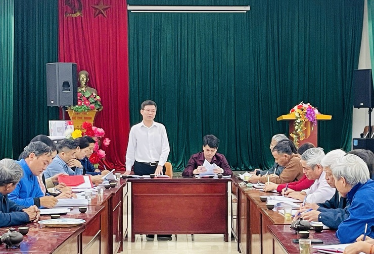 BAN VĂN HOÁ XÃ HỘI HĐND XÃ GIÁM SÁT CÔNG TÁC QUẢN LÝ NGHĨA TRANG VÀ HOẠT ĐỘNG VĂN HÓA TẠI THÔN KIM CHÂM, HỮU VĨNH- Ảnh 6.