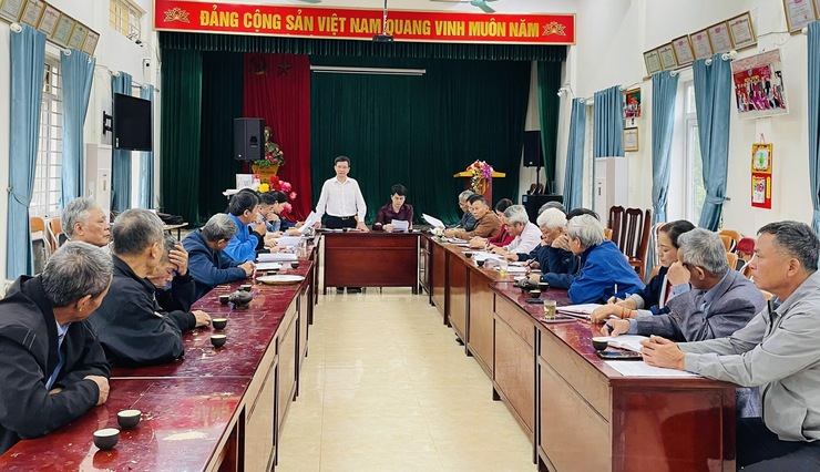 BAN VĂN HOÁ XÃ HỘI HĐND XÃ GIÁM SÁT CÔNG TÁC QUẢN LÝ NGHĨA TRANG VÀ HOẠT ĐỘNG VĂN HÓA TẠI THÔN KIM CHÂM, HỮU VĨNH- Ảnh 7.