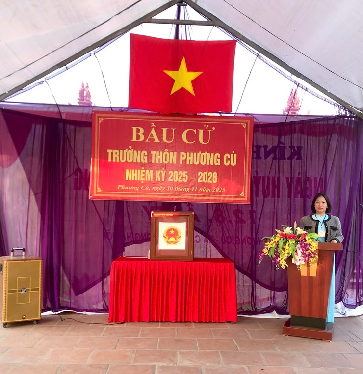 34/38 thôn thuộc xã Chương Dương đồng loạt tổ chức cuộc bầu cử trưởng thôn nhiệm kỳ 2025-2028- Ảnh 5.