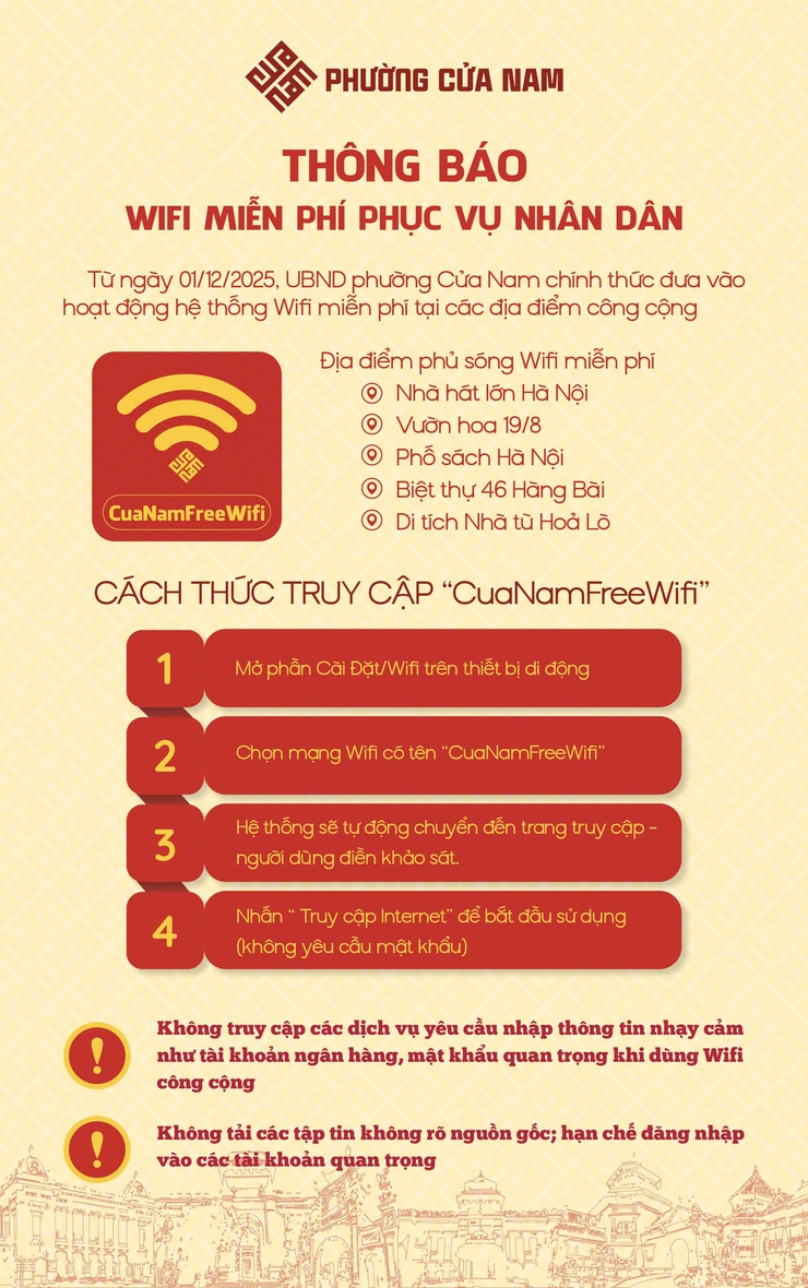 Thông báo WiFi miễn phí phục vụ nhân dân - Ảnh 1.