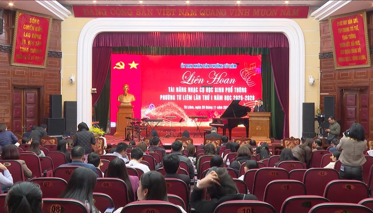 Phường Từ Liêm tổ chức Liên hoan tài năng nhạc cụ học sinh phổ thông lần thứ I, năm học 2025-2026- Ảnh 1.