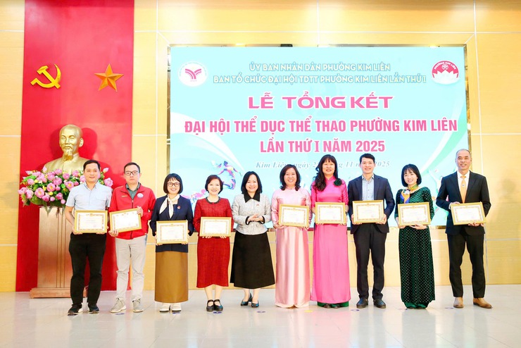 Phường Kim Liên tổng kết Đại hội Thể dục Thể thao lần thứ I năm 2025- Ảnh 13.