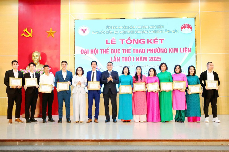Phường Kim Liên tổng kết Đại hội Thể dục Thể thao lần thứ I năm 2025- Ảnh 14.