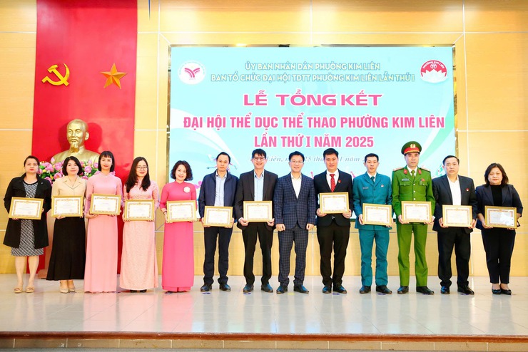 Phường Kim Liên tổng kết Đại hội Thể dục Thể thao lần thứ I năm 2025- Ảnh 15.