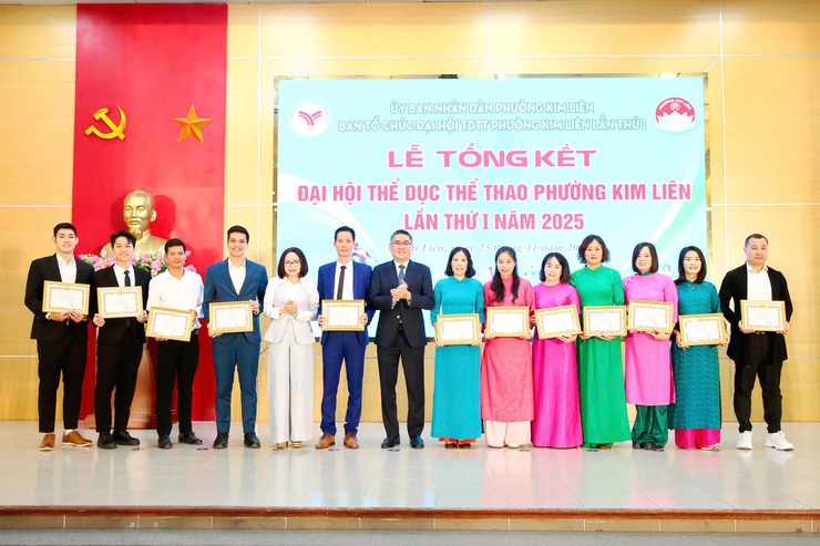 Phường Kim Liên tổng kết Đại hội Thể dục Thể thao lần thứ I năm 2025- Ảnh 17.