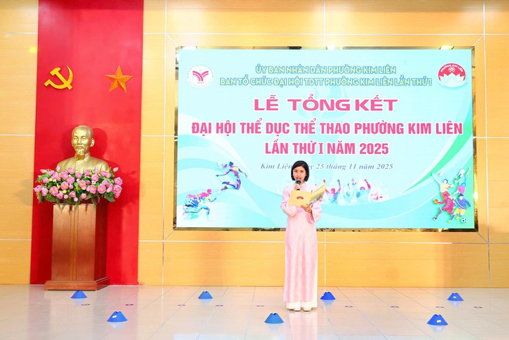 Phường Kim Liên tổng kết Đại hội Thể dục Thể thao lần thứ I năm 2025- Ảnh 19.