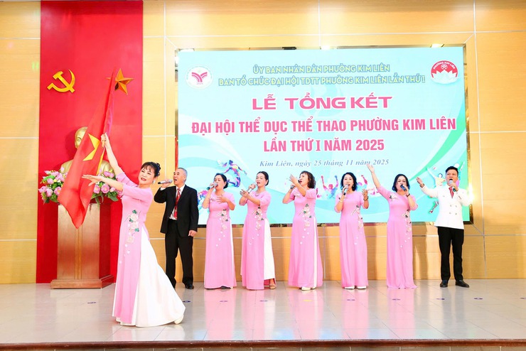 Phường Kim Liên tổng kết Đại hội Thể dục Thể thao lần thứ I năm 2025- Ảnh 22.