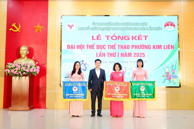 Phường Kim Liên tổng kết Đại hội Thể dục Thể thao lần thứ I năm 2025- Ảnh 7.